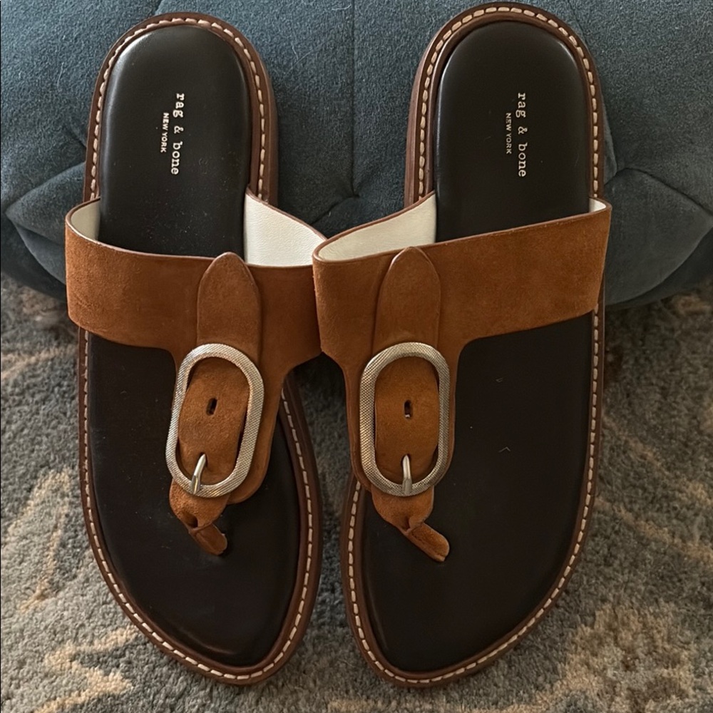 Rag & Bone Brown Suede Sandals Sz 8.5